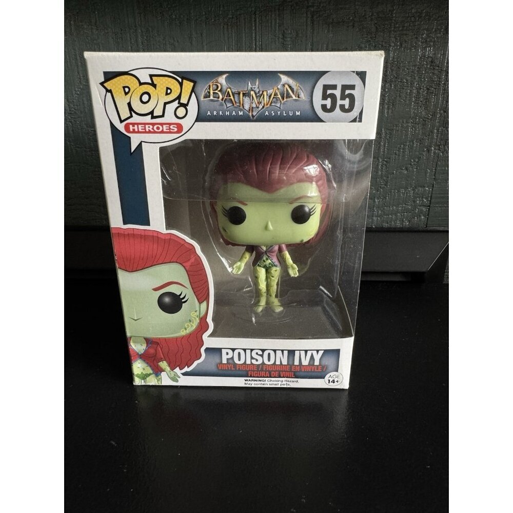 Funko Pop 'DC Heroes' POISON IVY 'Batman Arkham Asylum' Vinyl Figure #55 NRFB